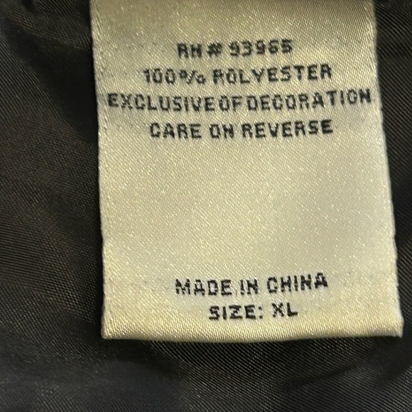 NASCAR Jeff Gordon DuPont Racing 90’s Vintage Jacket Black Full Zip Men XL EUC - Picture 13 of 14